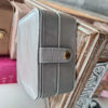 Square Travel Jewellery Case- Silver| Bramble Bay Collection