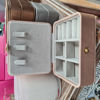 Square Travel Jewellery Case-Rose | Bramble Bay Collection