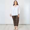 Small Bow Print Pant - Koko White | Gordon Smith