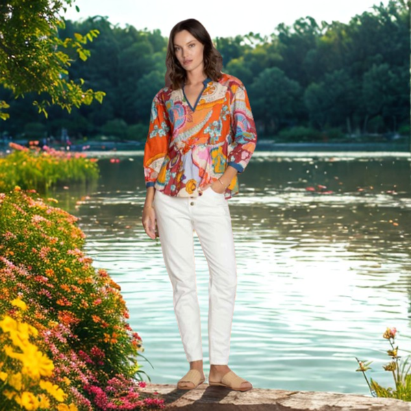 Salacia Top- Print | Lula Soul
