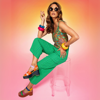 Evelina Pant - Verde | Boom Shanker