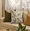 Casey Dark Green Textured Cushion | Madras Link