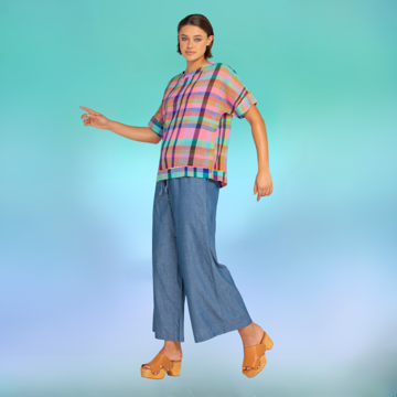 Ria Pant Basic - Chambray | Boom Shanker