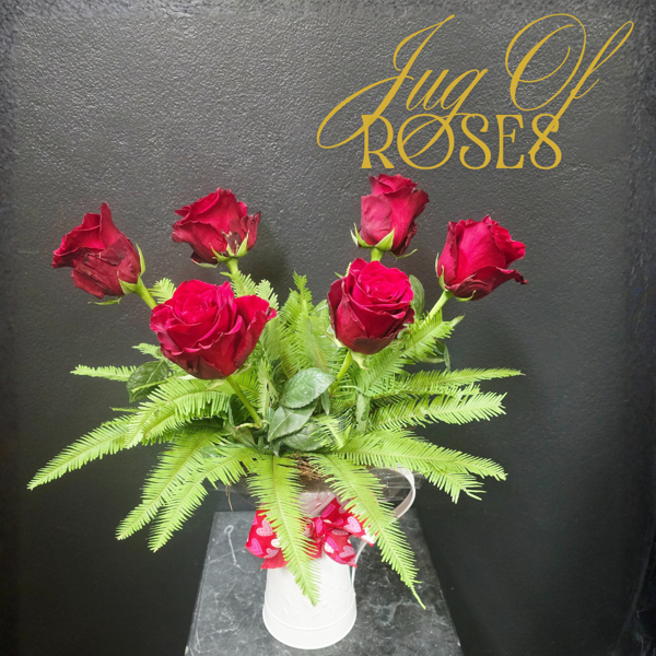 Bear Box | 6 Red Roses + Bear-copy