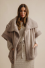 Sherpa Jacket Womens | Soft Double-Faced Fleece Topper | Cosy Layering Essential