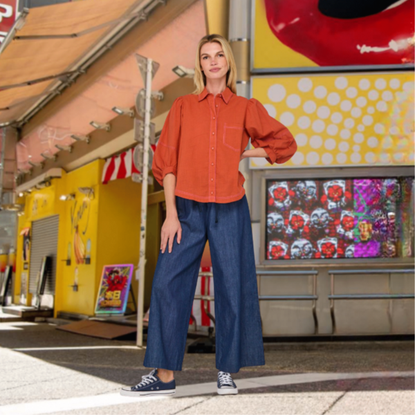 Pari Shirt - Burnt Orange | Boom Shanker