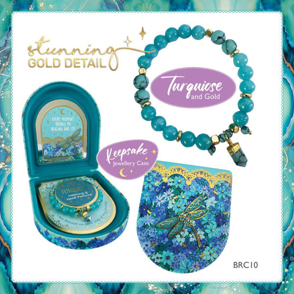 Lisa Pollock Crystal Bracelets | Turquoise