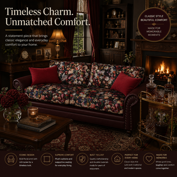 Seaforth 3 Seater Sofa | Custom Made Warwick Fabrics