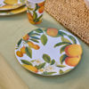 Citrus Grove - Orange Melamine Large Plate | Madris Link
