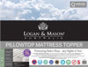 Pillow Top Mattress Protector - Queen  Logan & Mason