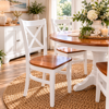 Hampton Chair | Polished Teak & White