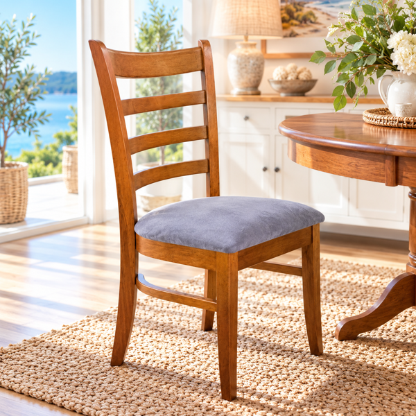 Benowa Dining Chair - Upholstered | Antique Oak